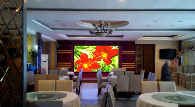 LED显示屏案例—巴中加佳名特酒店P4全彩项目